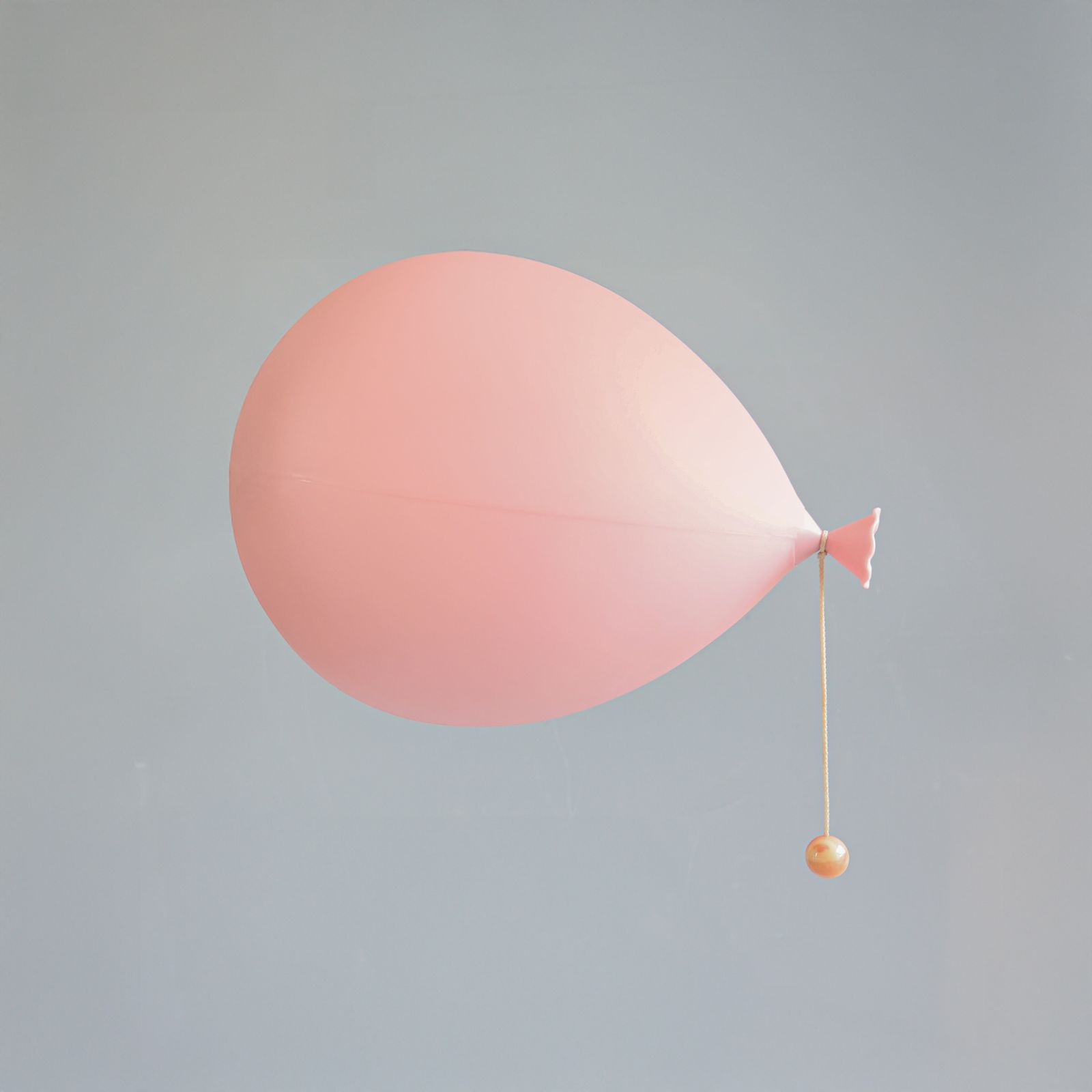 Applique murale Bilumen « Balloon » rose, par Yves Christin, Italie, années 1980