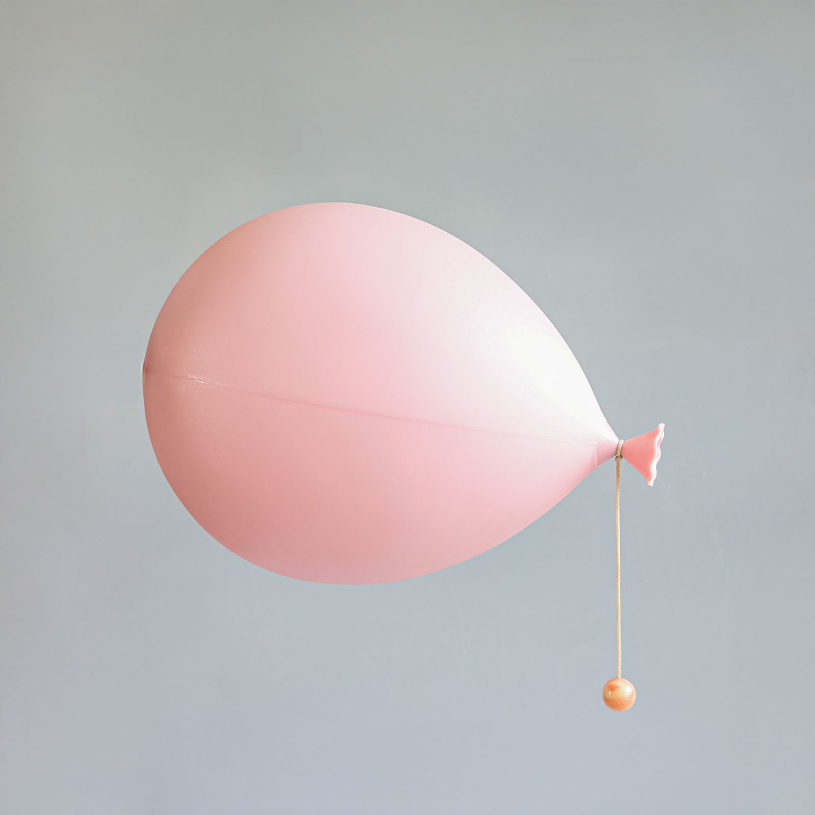 Bilumen 'Balloon' Pink Wall Lamp By Yves Christin, Italy, 1980s photo 198.0