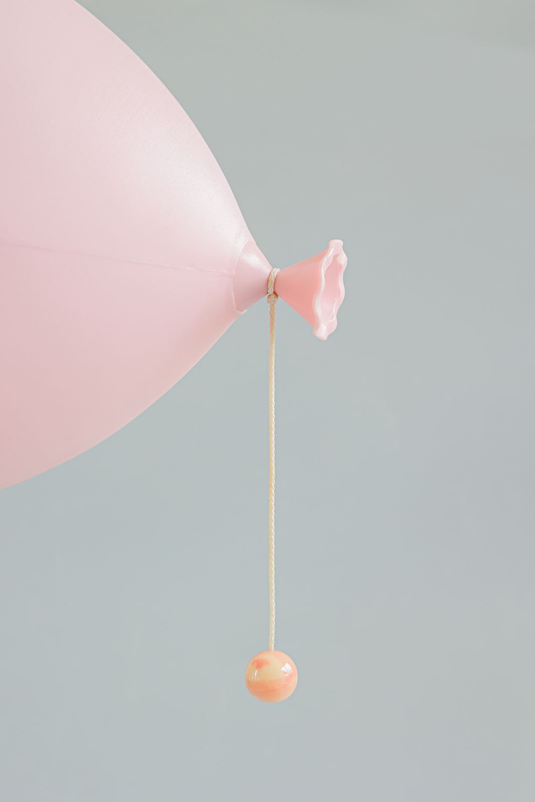 Bilumen 'Balloon' Pink Wall Lamp By Yves Christin, Italy, 1980s photo vintage