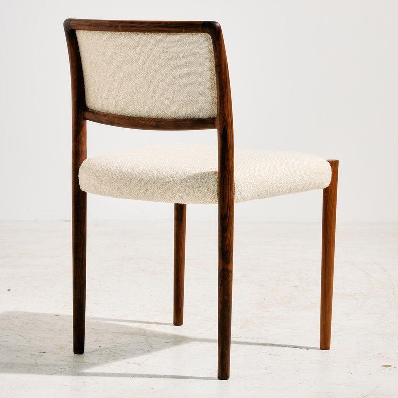 Rosewood Model 80 Dining Chairs By Niels O. Møller For J.L. Møllers Møbelfabrik, 1960s, Set Of 2 photo for sale