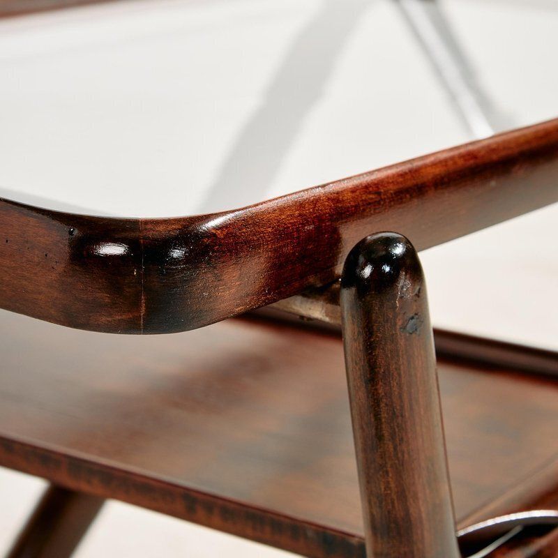 Alder Wood Trolley By Cesare Lacca For Cassina, 1950s photo buy