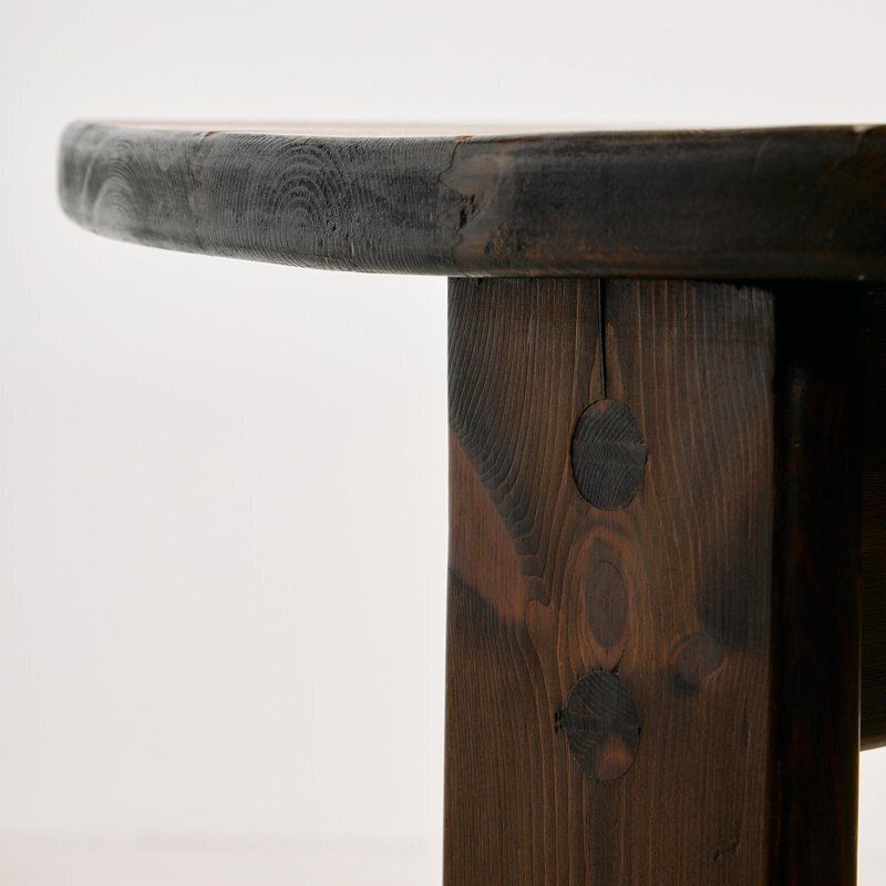 Hungarian Pine Dining Set By Mária Szedleczky, 1970s, Set Of 5 photo buy