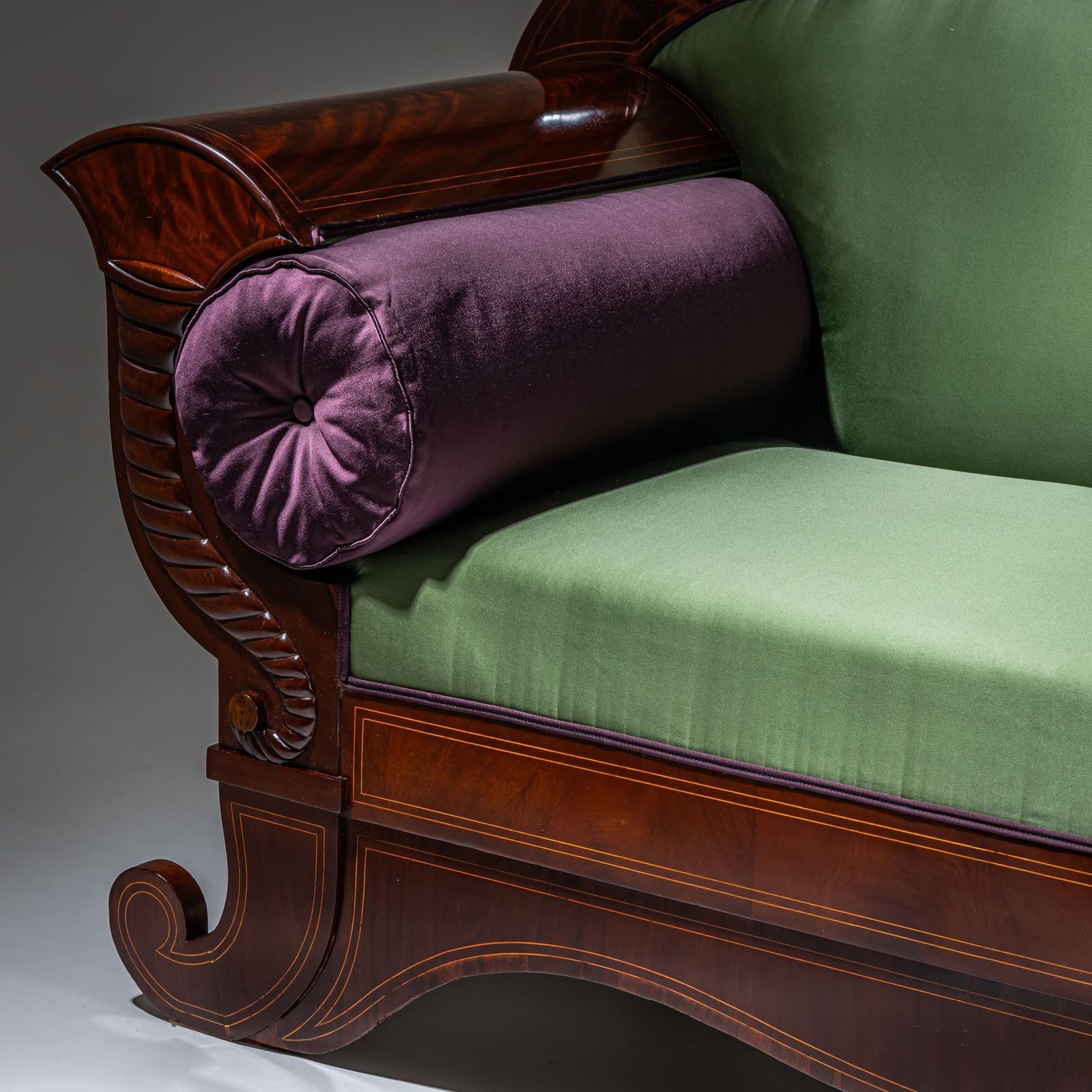 Biedermeier Sofa In Mahogany, Northern Germany, Circa 1830 photo vinterior