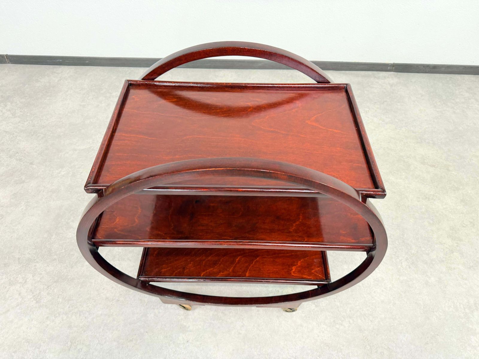 Art Deco Serving Trolley No.1157 By Thonet Debrecen photo for sale