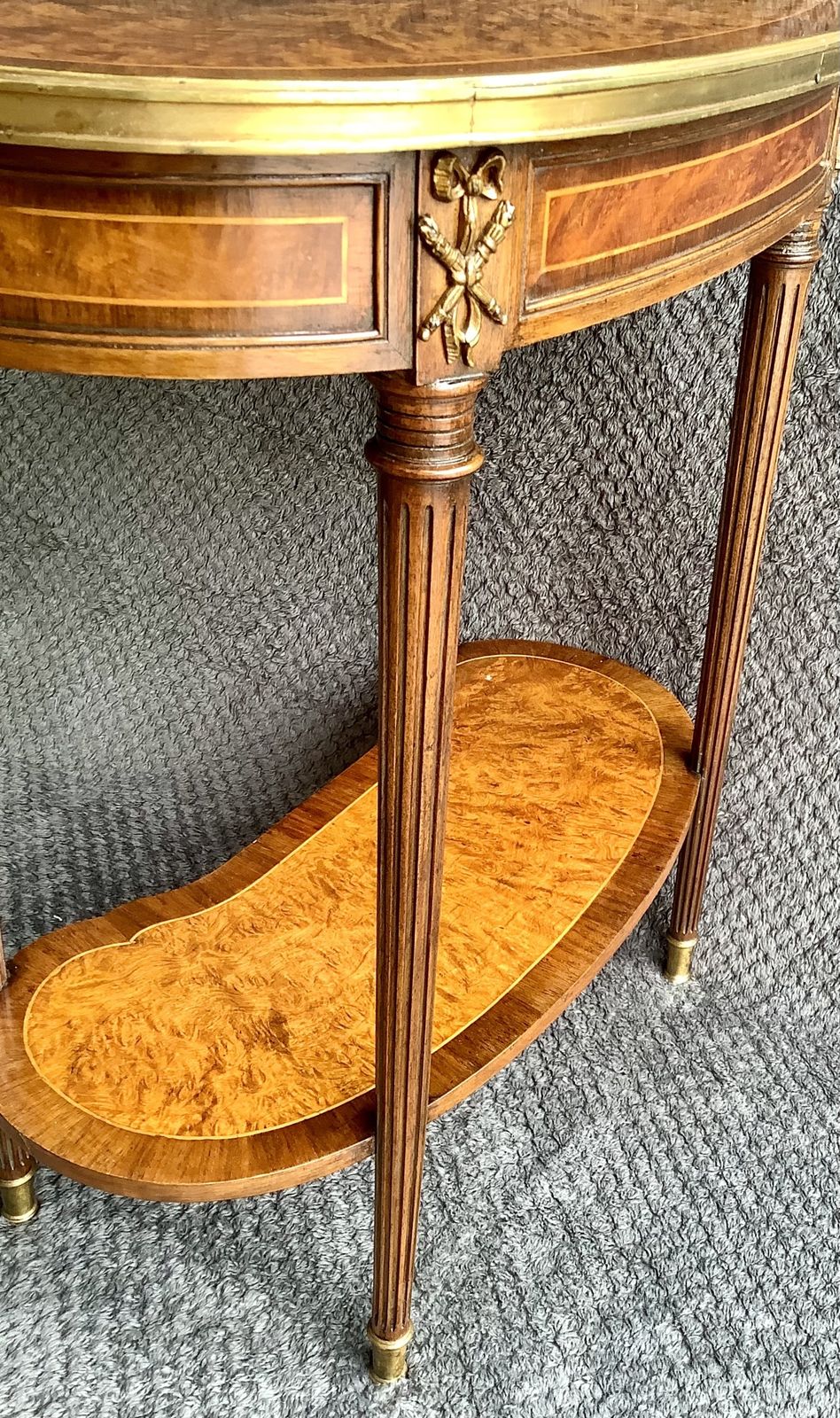 Pair Of Amboyna Bedside/Side Tables photo vinterior