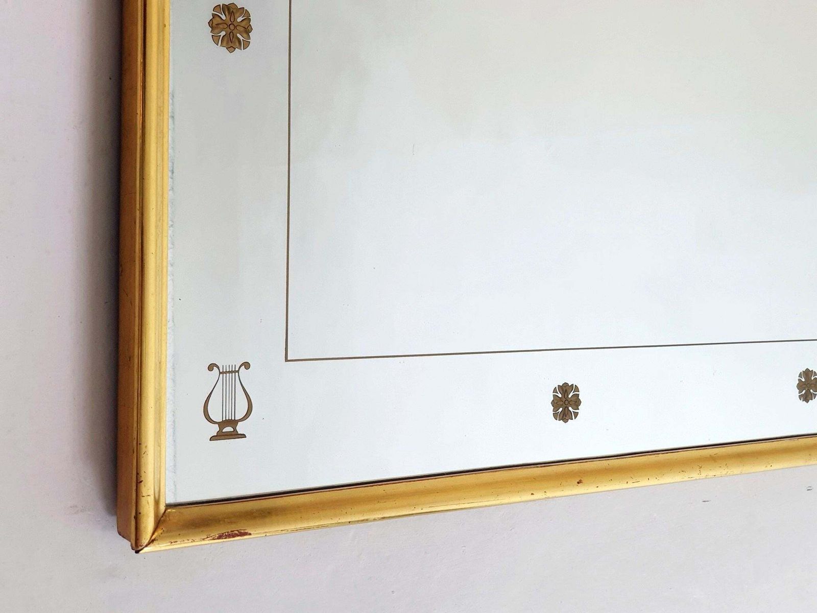 Neoclassic Full Length Mirror In The Style Of Gio Ponti, Italy photo furniture