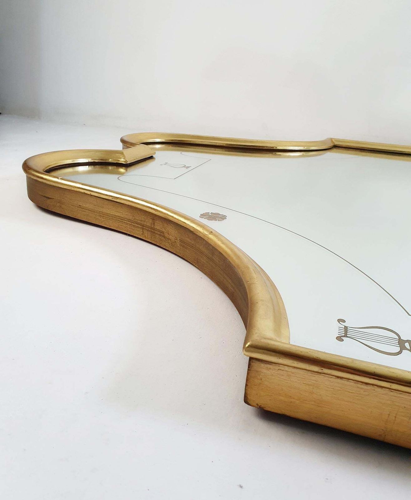 Neoclassic Full Length Mirror In The Style Of Gio Ponti, Italy photo vinterior