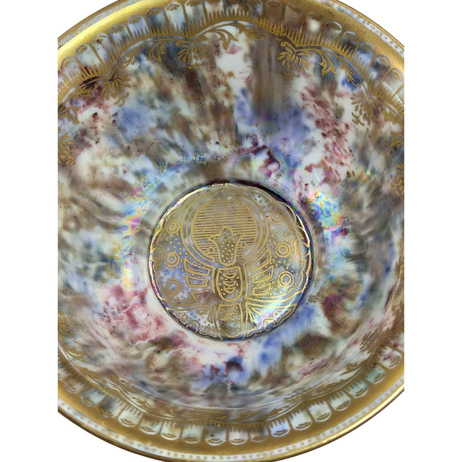 Woonaccessoires Daisy Makeig Jones Wedgwood Fairyland Lustre Bowl Z4825, C.1915 photo