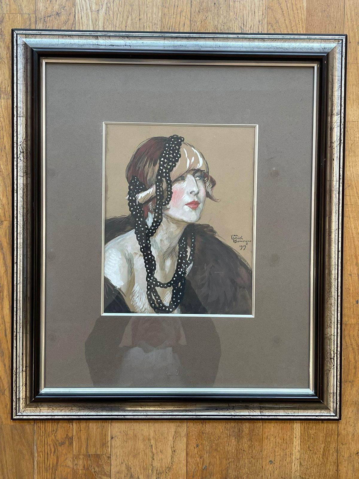 Portrait Of An Elegant Woman By Jean Gabriel Domergue photo for sale