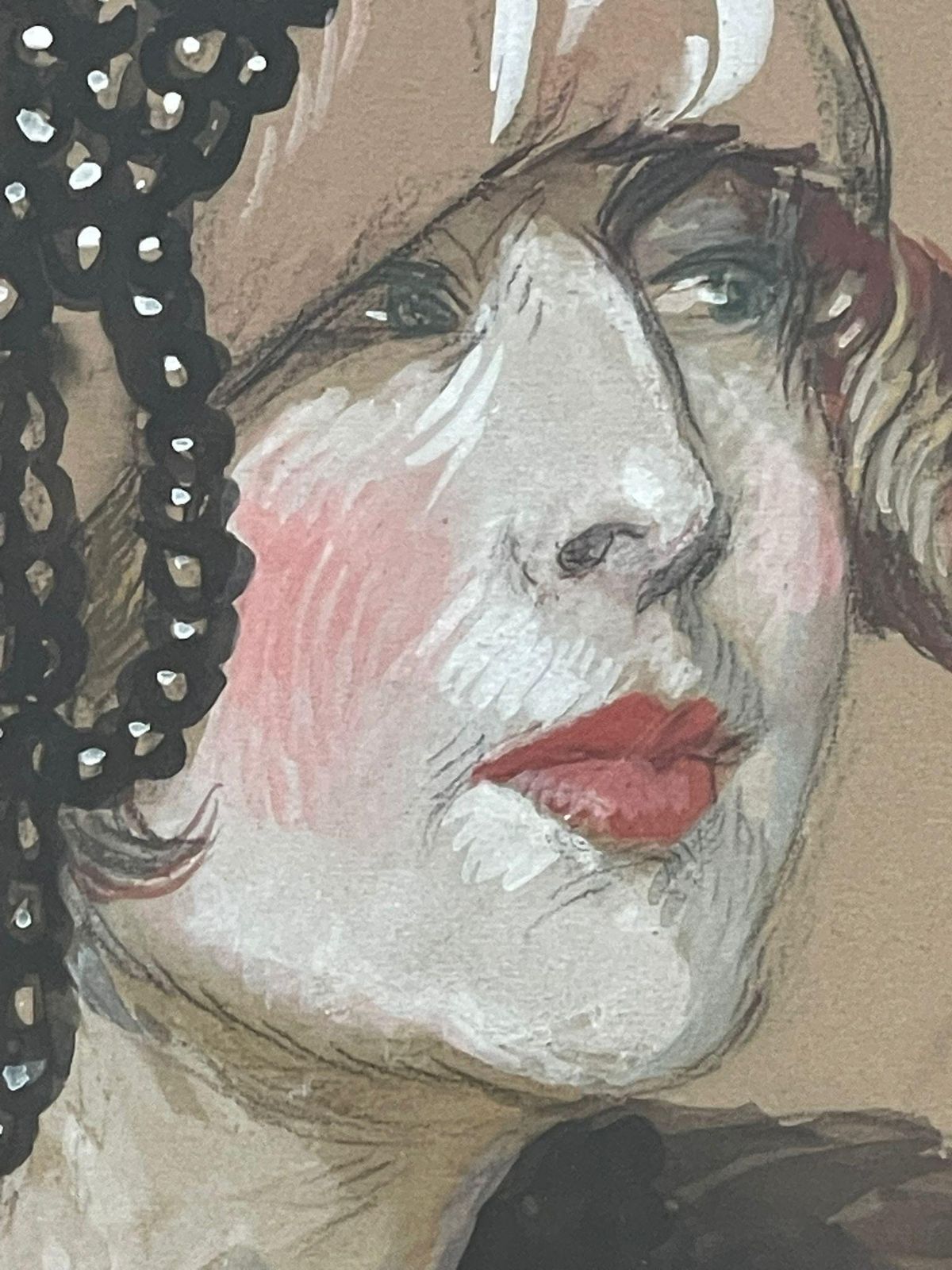 Portrait Of An Elegant Woman By Jean Gabriel Domergue photo vinterior