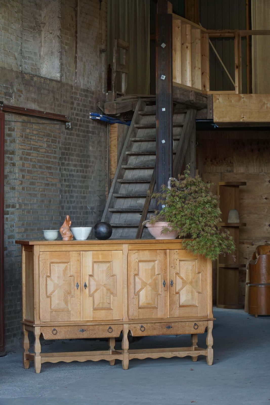Henning Kjærnulf, Oak Sideboard, Danish Mid Century, Nyrup Møbelfabrik, 1960s photo furniture