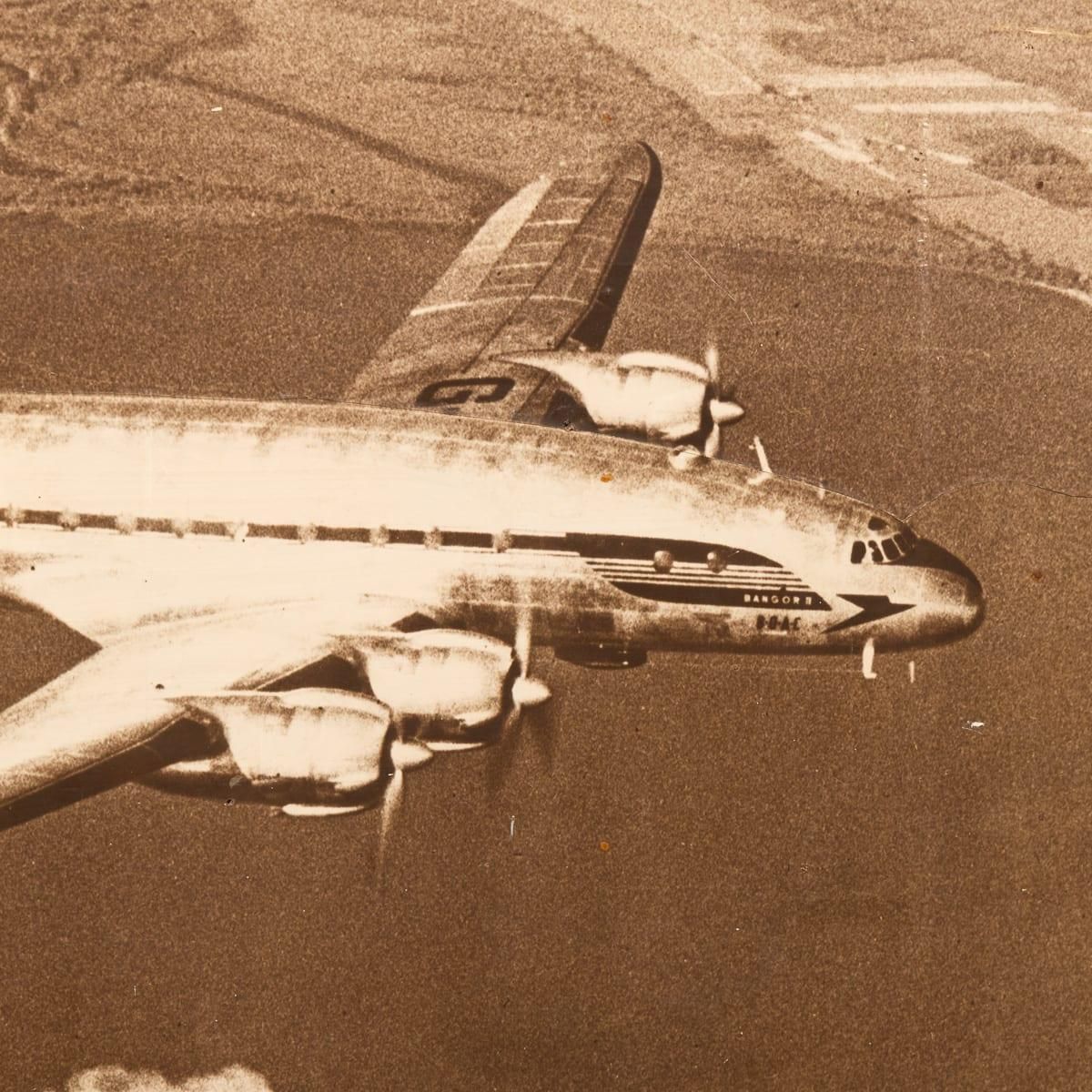 photo buy Vintage 20thc Large Photograph Of A Boac Constellation Speedbird C.1950