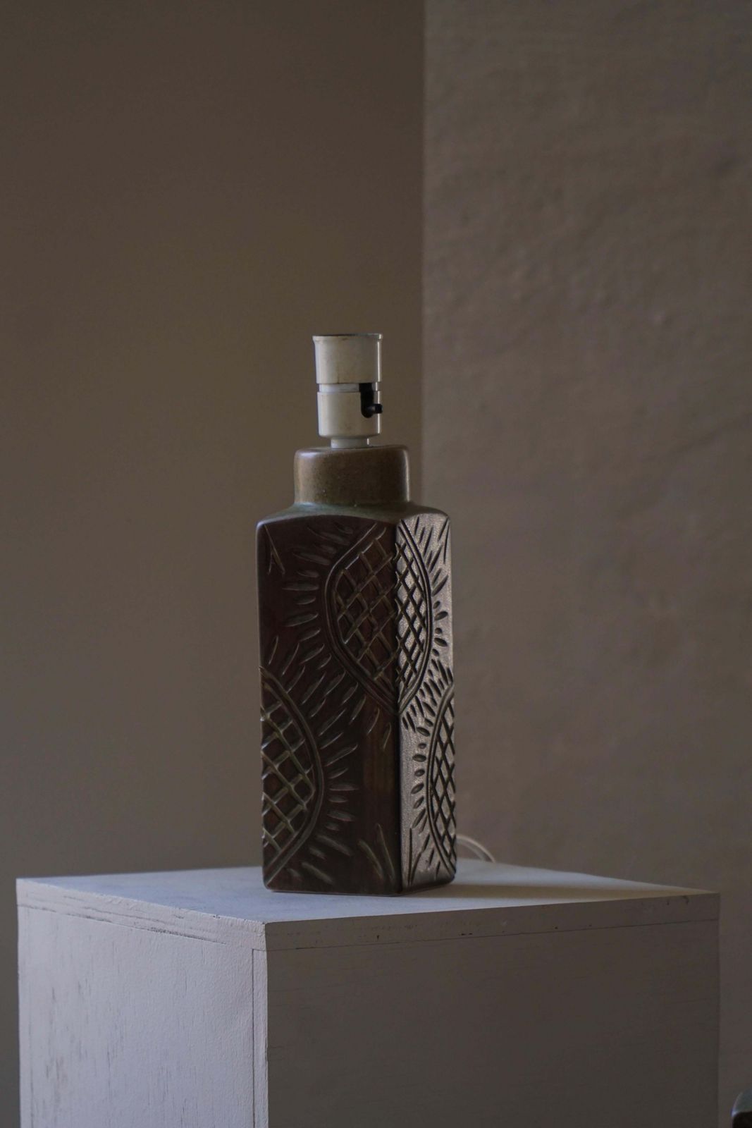1122.0 Pair Of Scandinavian Modern Ceramic Table Lamps By Søholm Stentøj, 1970s photo