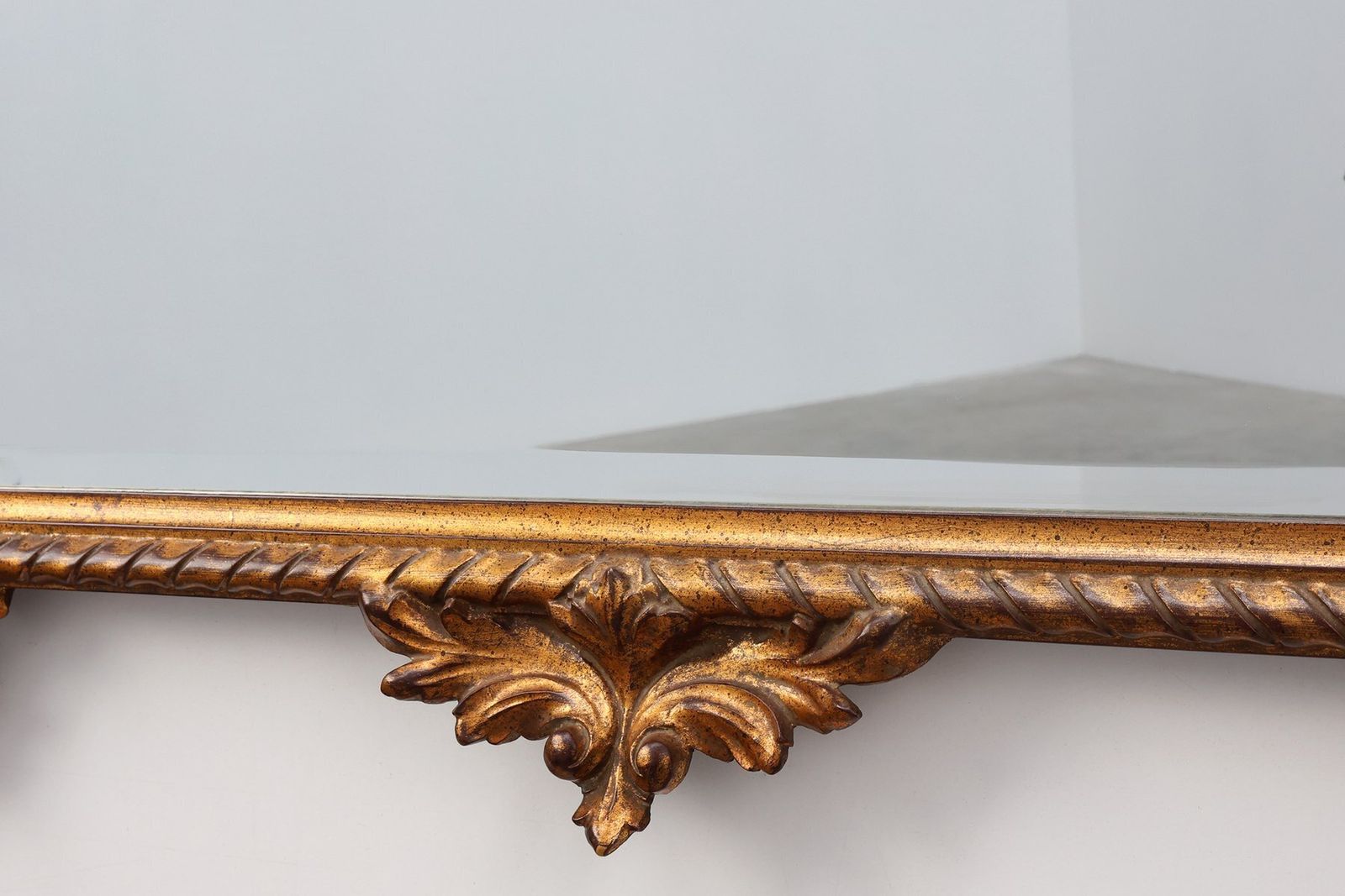 Large 20th Century Baroque Gilt Mirror By Deknudt, Belgium, 1960s photo vinterior