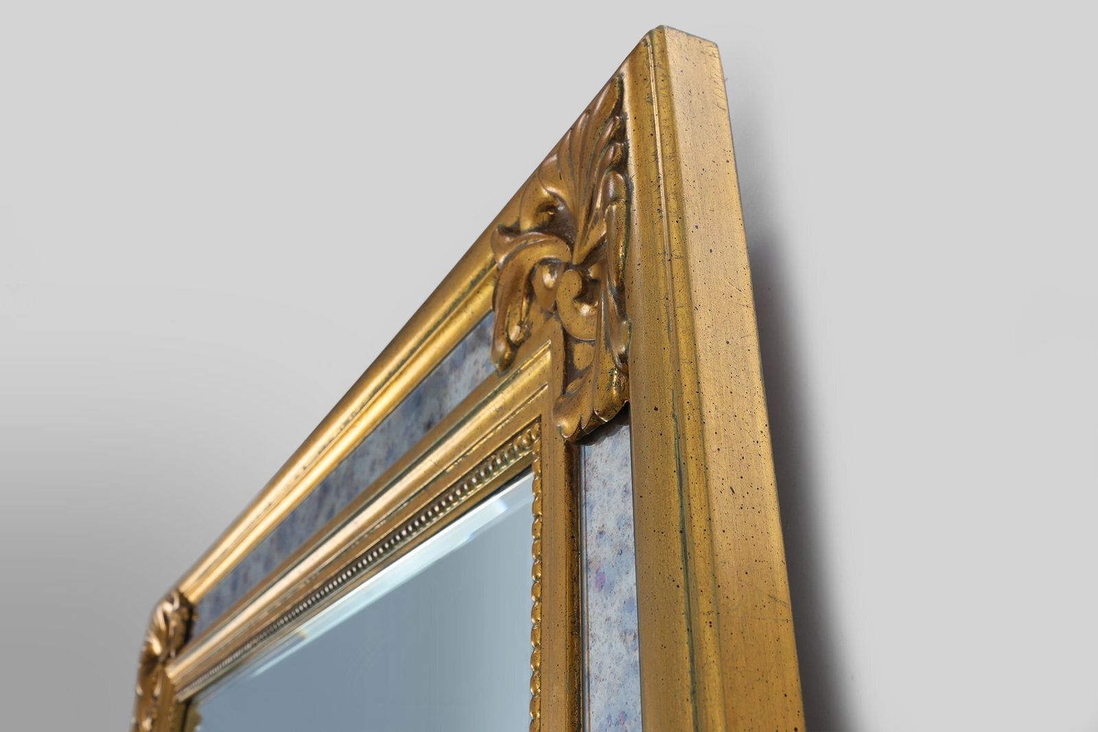 20th Century Baroque Gilt Mirror By Deknudt, Belgium, 1960s photo 1608.0