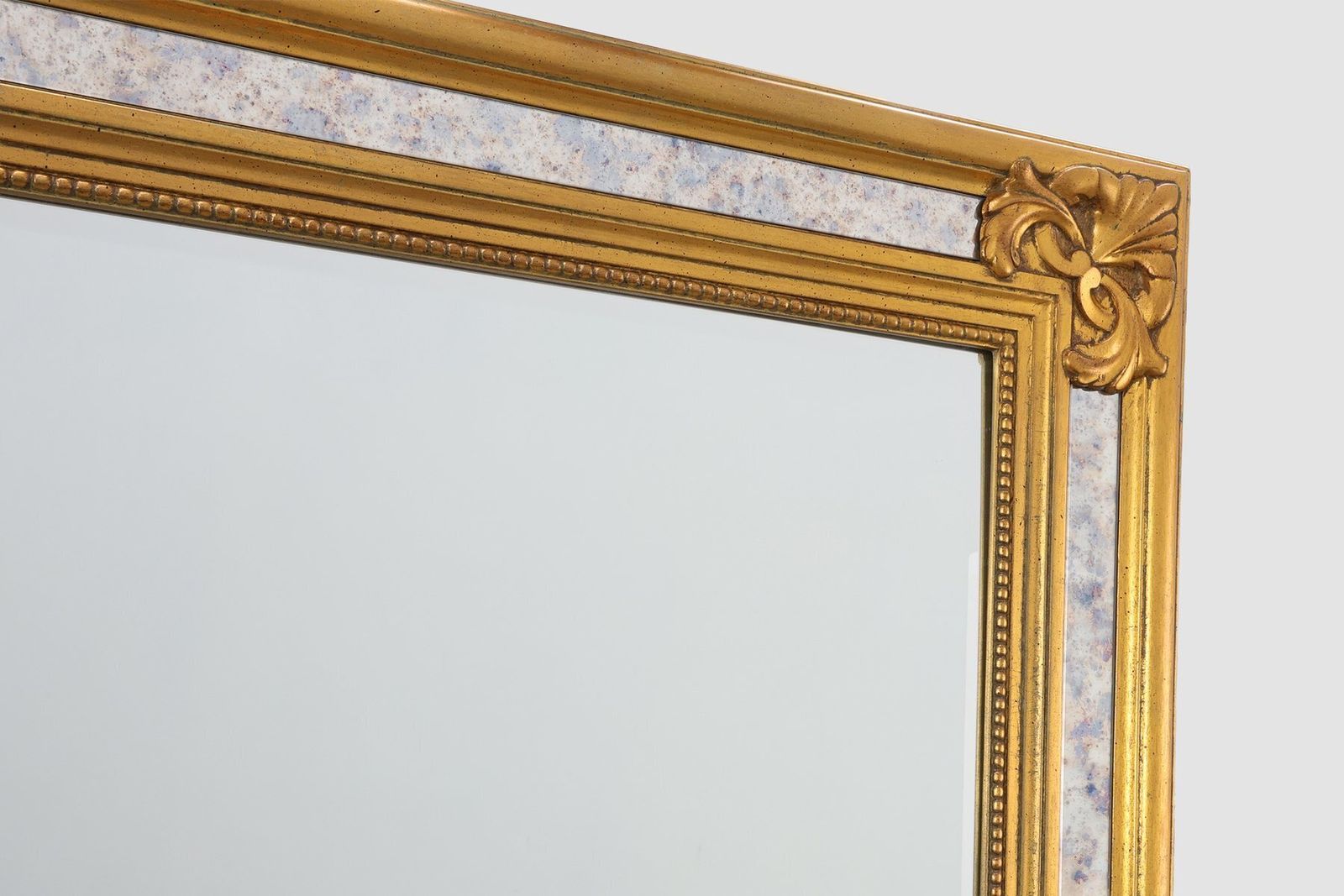 20th Century Baroque Gilt Mirror By Deknudt, Belgium, 1960s photo vintage