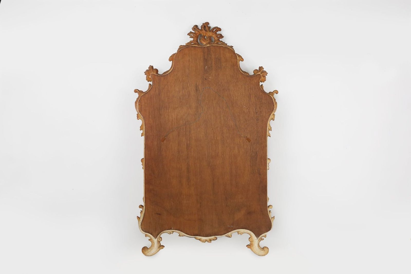 Home Decor Large Rococo Gilted Mirror In Resin, Belgium, 1950s photo
