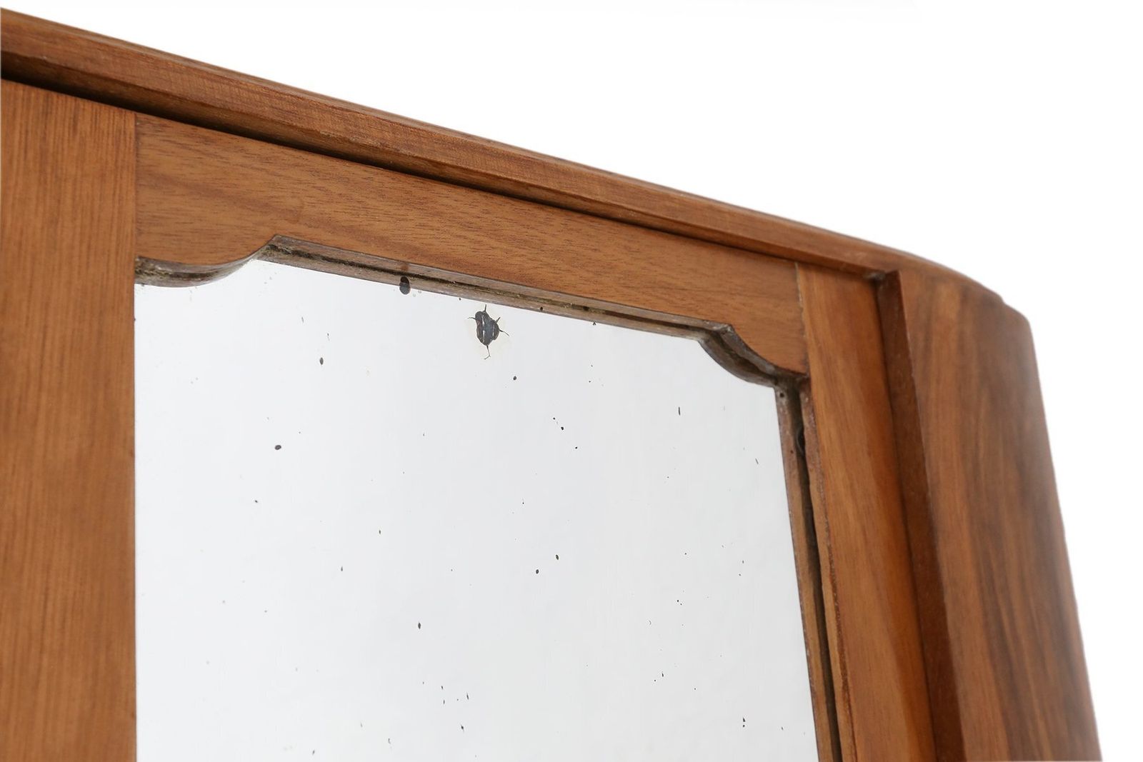 Small Art Deco Cabinet In Wood With Mirror, 1930 photo 1193.0