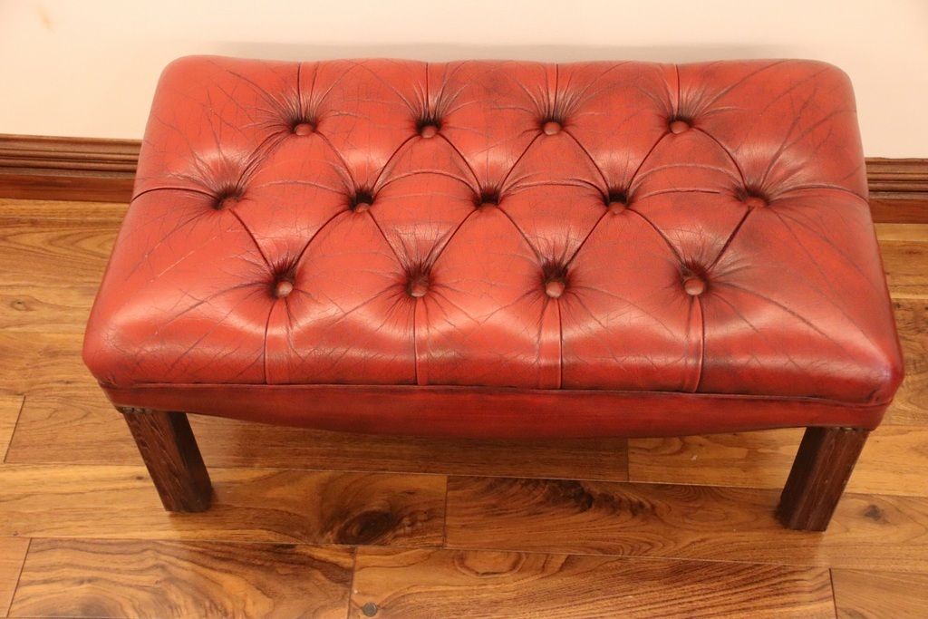 Chesterfield Vintage Footstool photo for sale