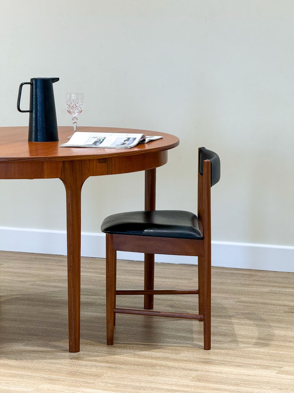 McIntosh Dunvegan Teak Dining Set – Round Extending Table & 4 Chairs (1960s Scotland) photo buy