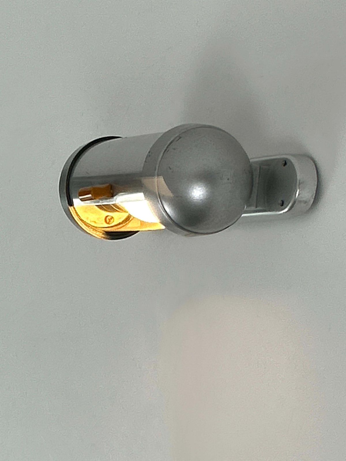 photo furniture Streamline Design Bauhaus Sub Marine Cabinet Sconce By König Germany 1940s
