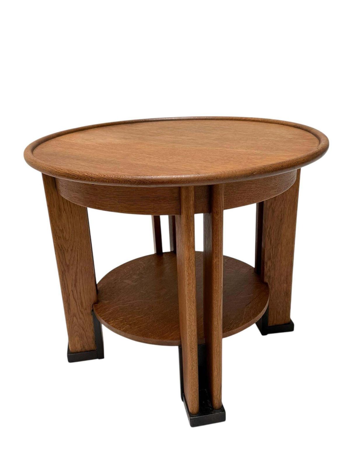 Art Deco Coffee Table By Jan Brunott, Solid Oak, Dutch Design, 1920s photo buy