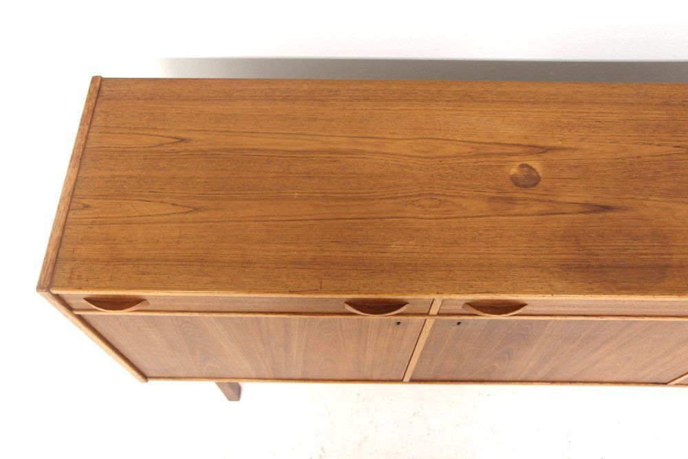 photo furniture Enfilade scandinave en teck et suède d'Alberts Tibro, 1960