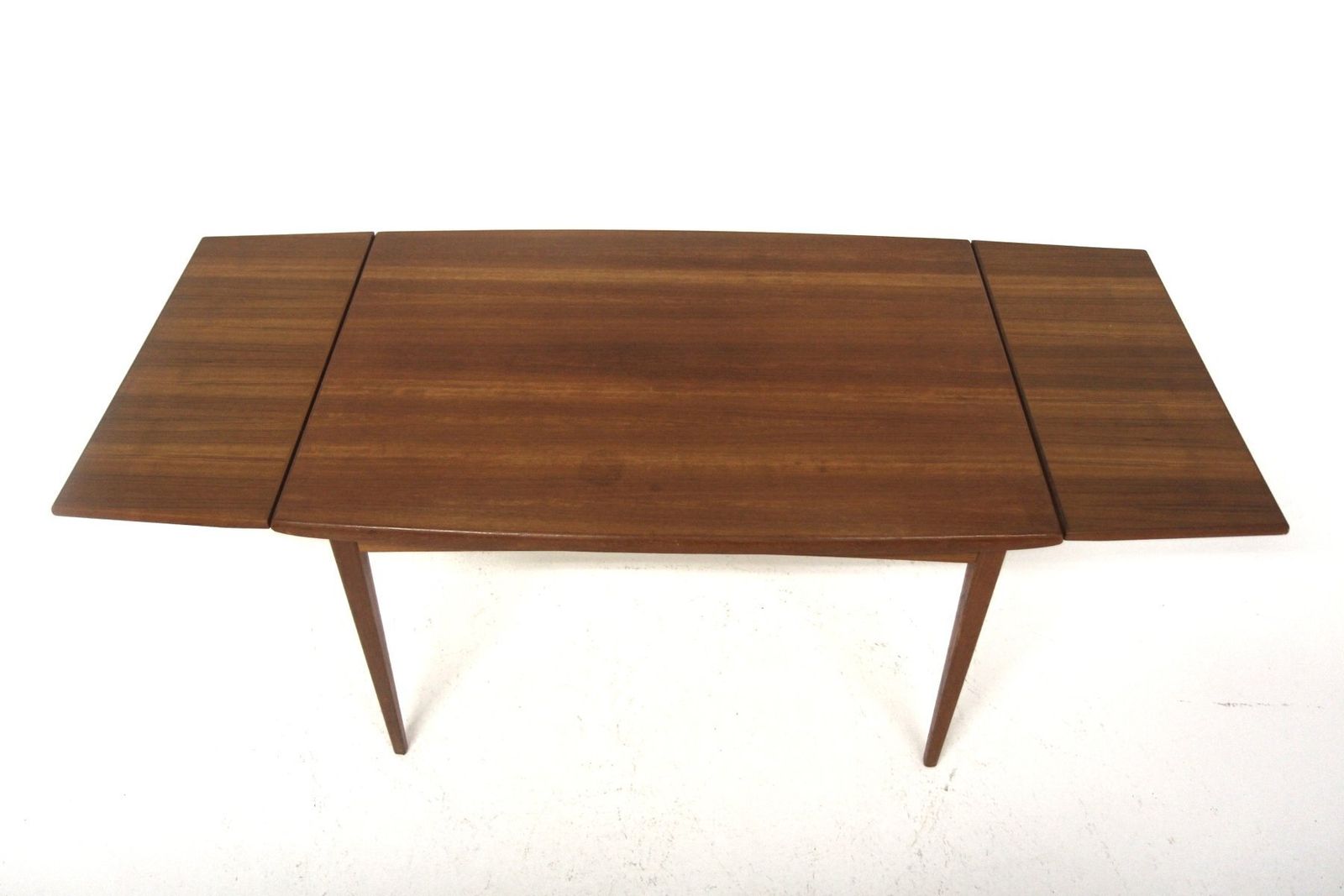 Table à manger Teak Wallet, Suède, 1960 photo vintage