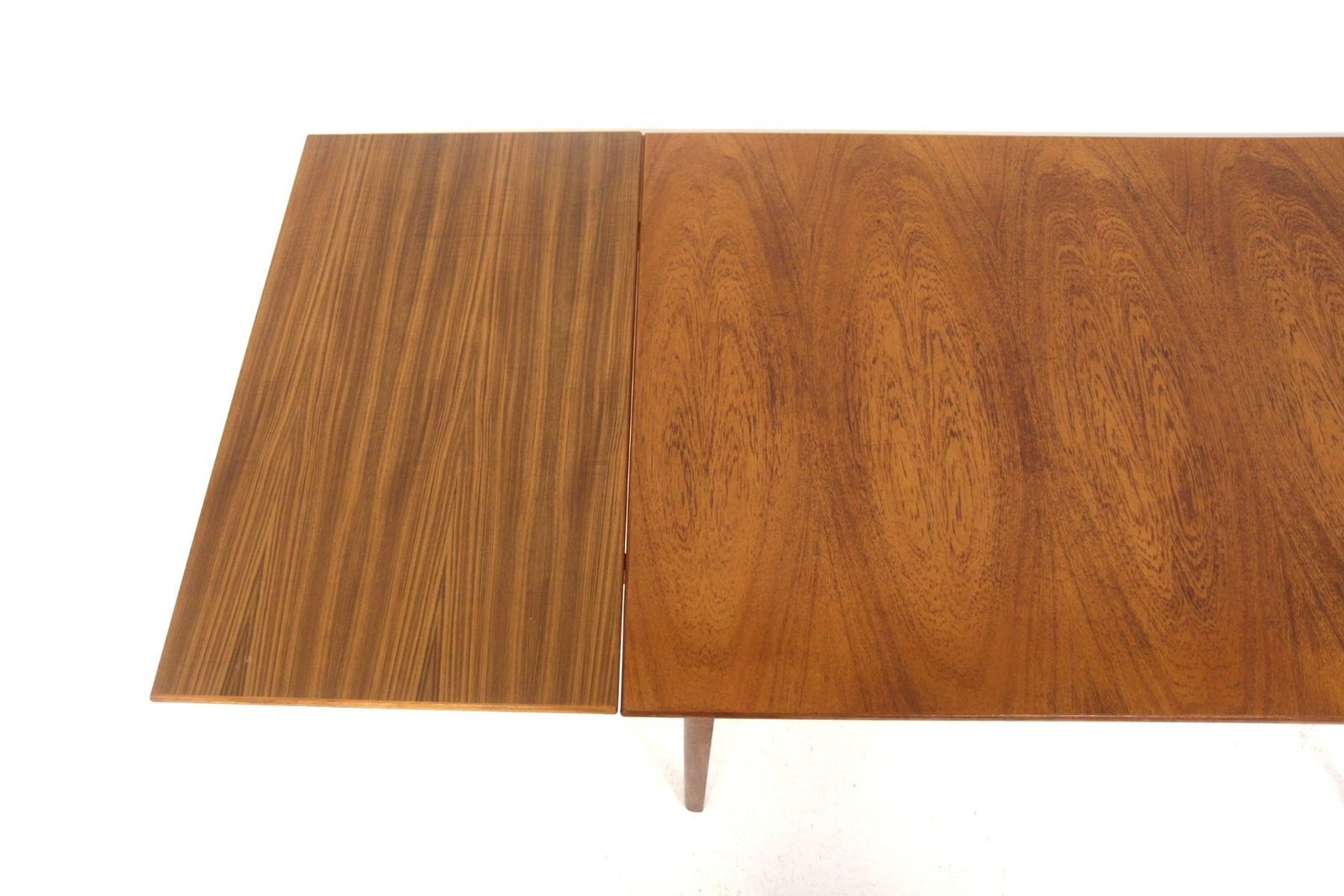 Table à manger Teak Wallet, Suède, 1960 photo vintage