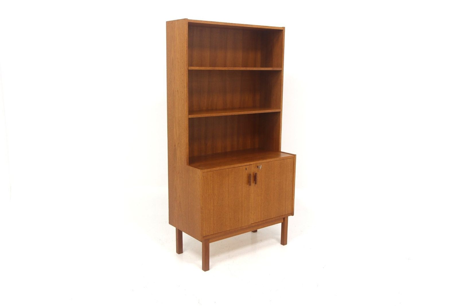 Bibliothèque scandinave en teck, Suède, 1960 photo furniture