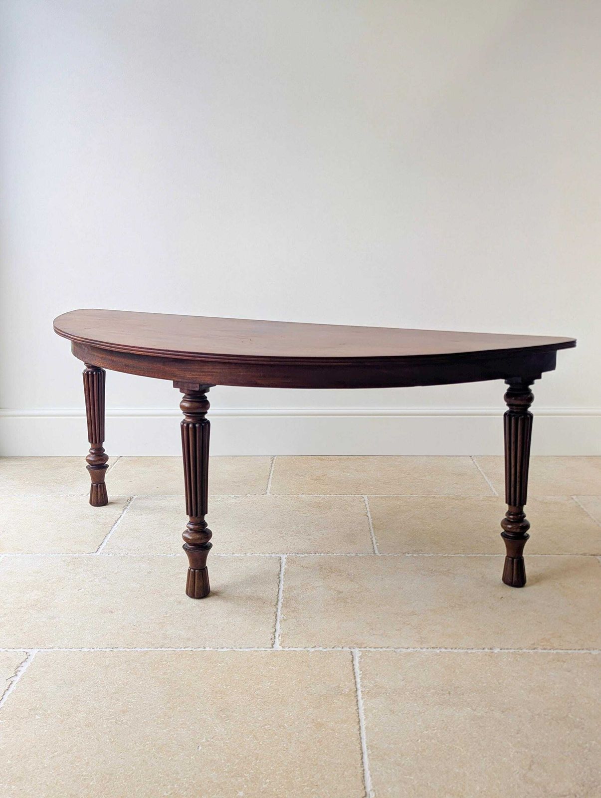 Antique Victorian Mahogany Console Table C.1870 photo vintage