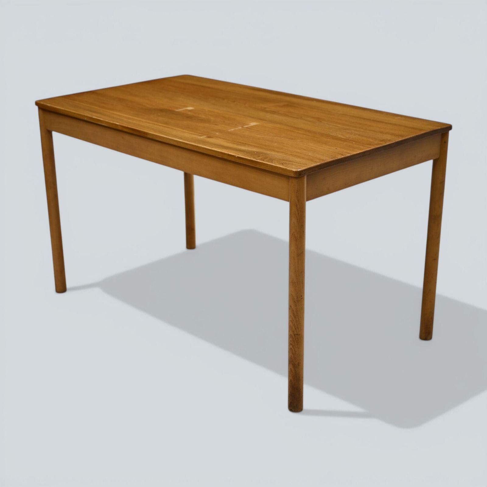 Ercol Dining Café Restaurant Table Elm Light Finish 2 Available Free Delivery photo vintage
