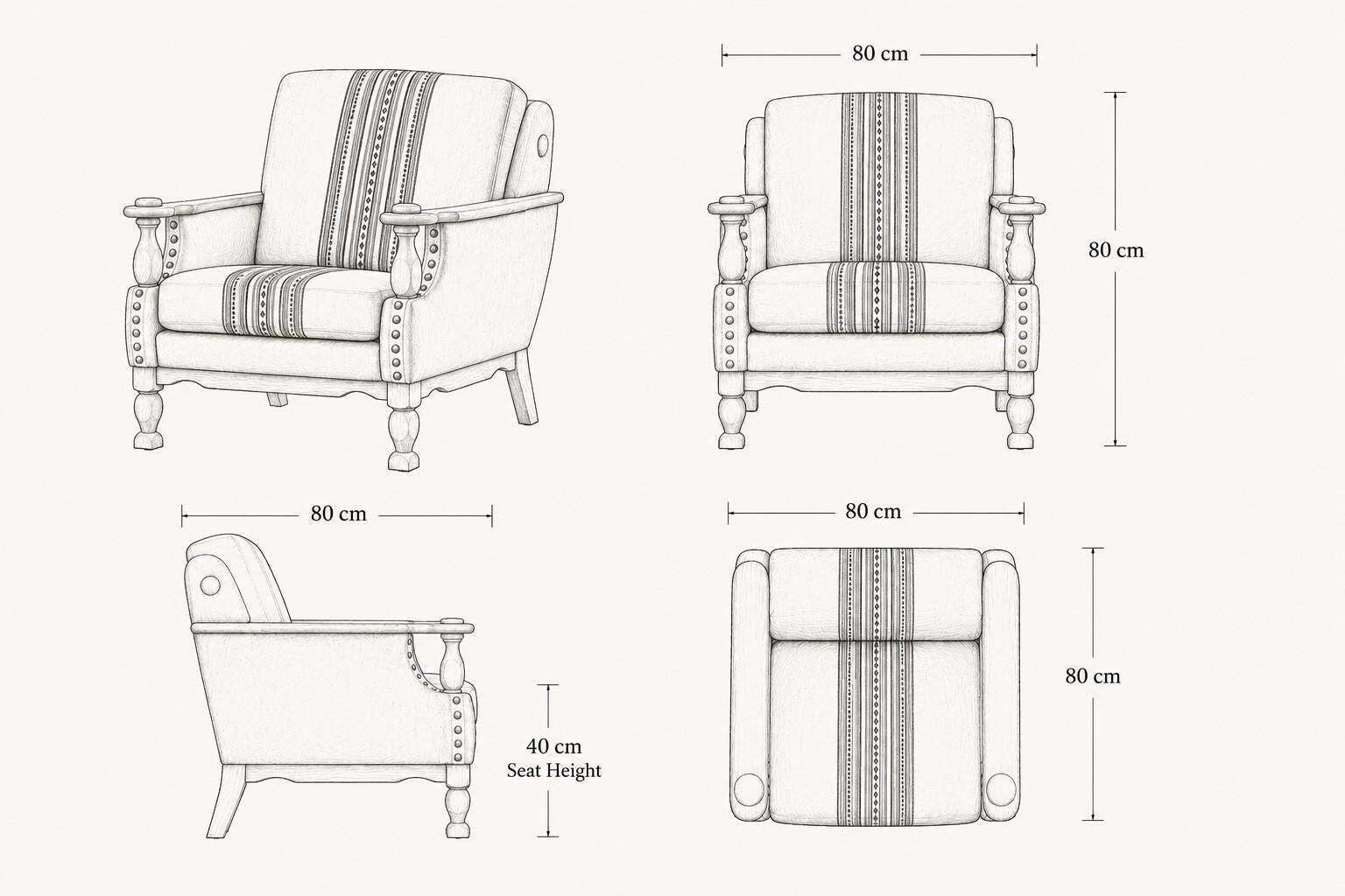 Vintage 1960s Low Lounge Arm Chair Oak, Style Of Henning Kjærnulf photo vinterior