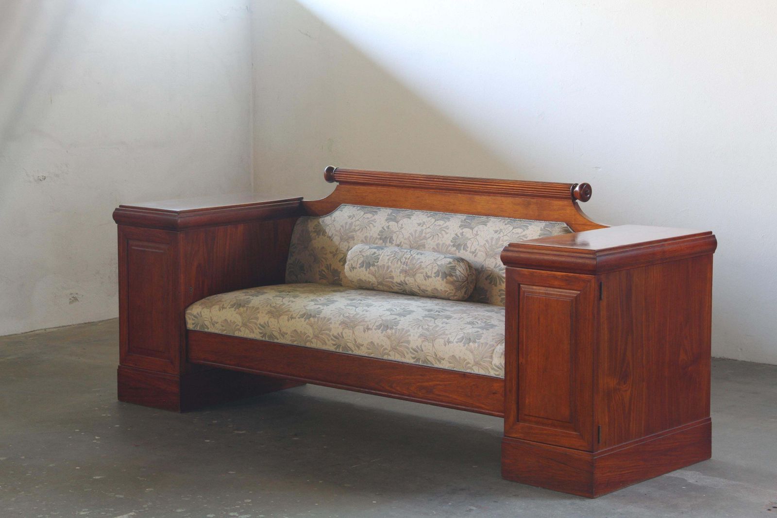 Vintage Oak Sofa / Couch, Antique Empire Danish Craftmanship 1880 1910s photo furniture