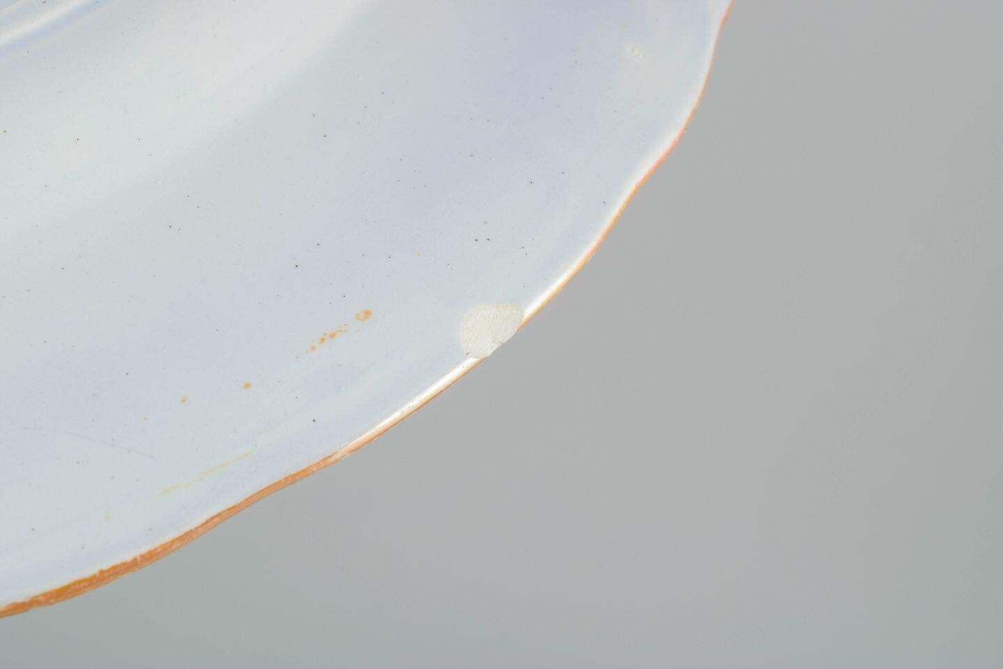Rörstrand, Zweden. Vier Dinerborden In Faience. 'Japan' Serie. Begin 20e Eeuw. photo vinterior