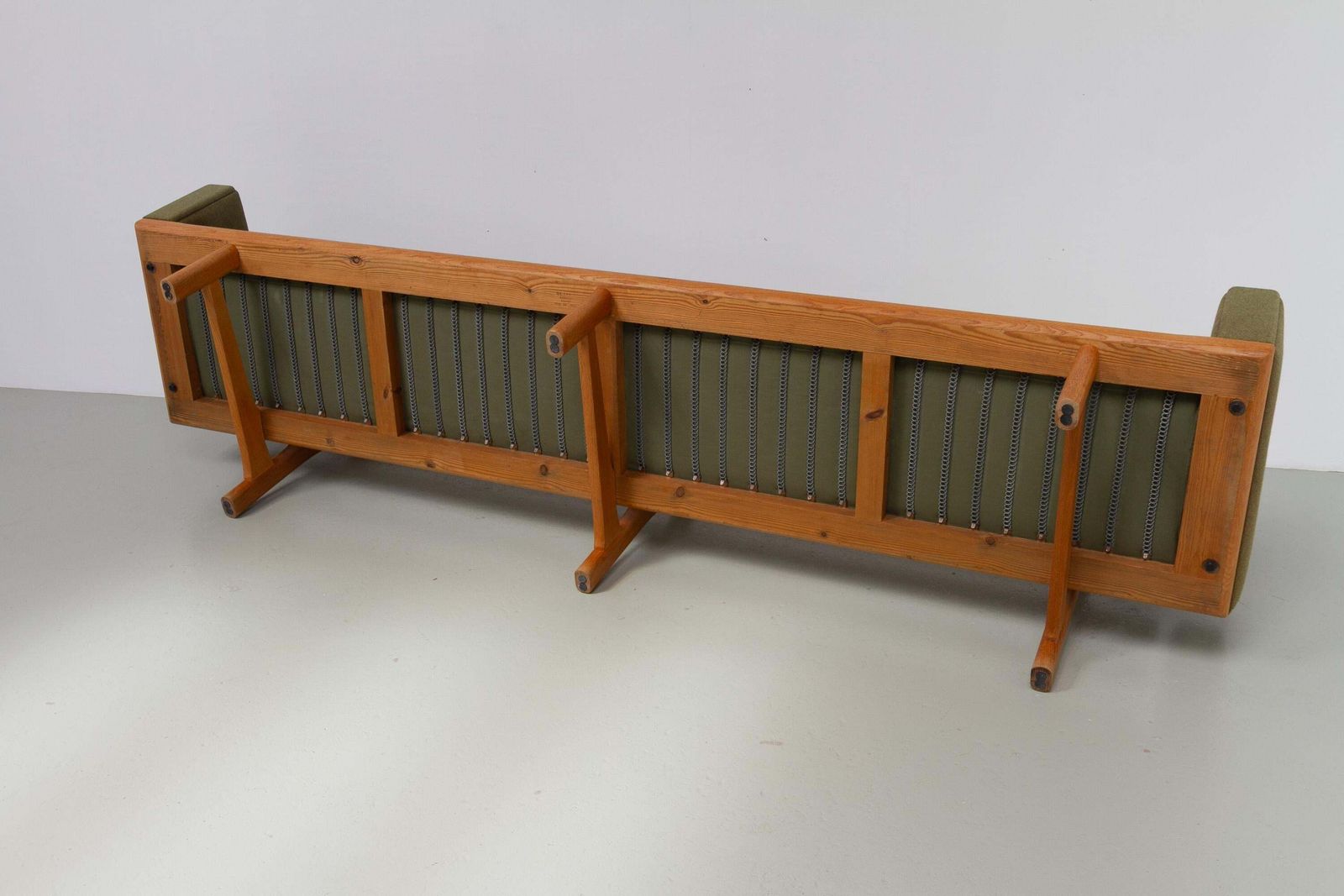 Danish Modern Oak Sofa Ge 236/4 By Hans J. Wegner For Getama, 1960s. photo for sale