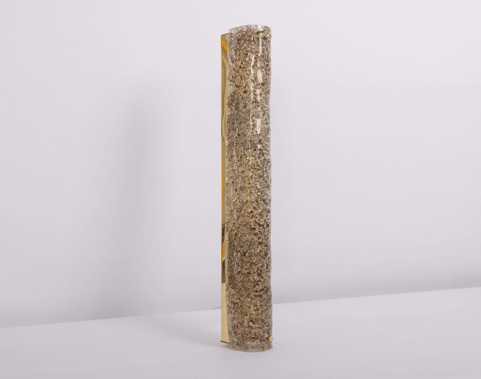 1 van 4 wandlampen met donker Murano-glas van Hillebrand, Duitsland, jaren 1970 photo for sale