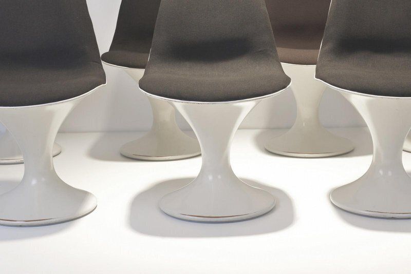 photo buy Swivel Chairs By Markus Farner + Walter Grunder For Vitra, 1965, Set Of 7