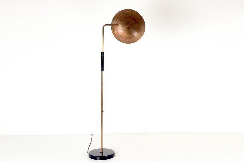 Monumental Floor Lamp By Pavel Smethana, Czechoslovakia, 1930