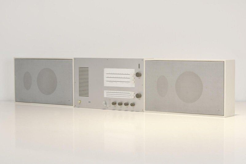 Ts 45 + L450 Wall Mounted System By Dieter Rams For Braun Ag, Germany, 1968 photo vintage