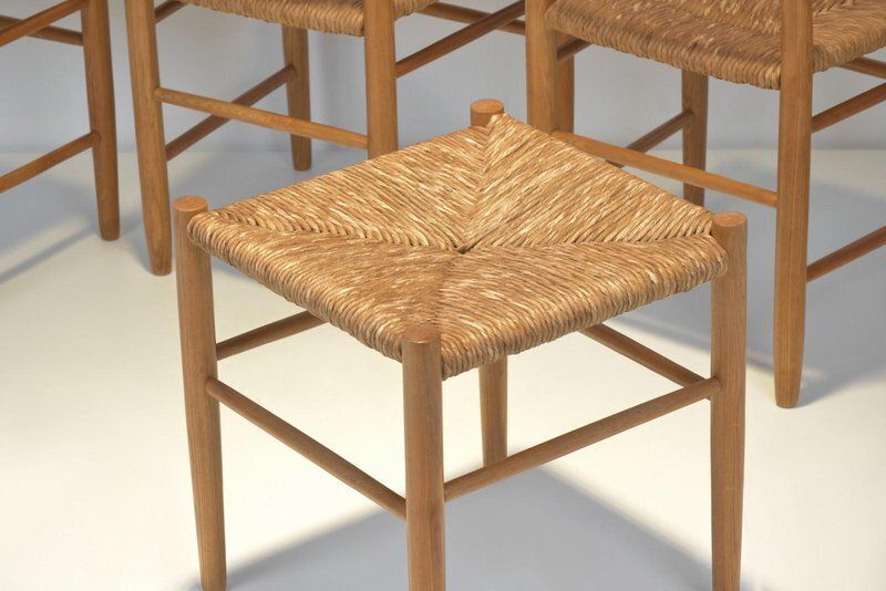 photo for sale Chair In Ash Wood By Charlotte Perriand, Germany, 1960, Set Of 6