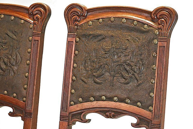 836.0 Art Nouveau Chairs, Germany, 1908, Set Of 2 photo