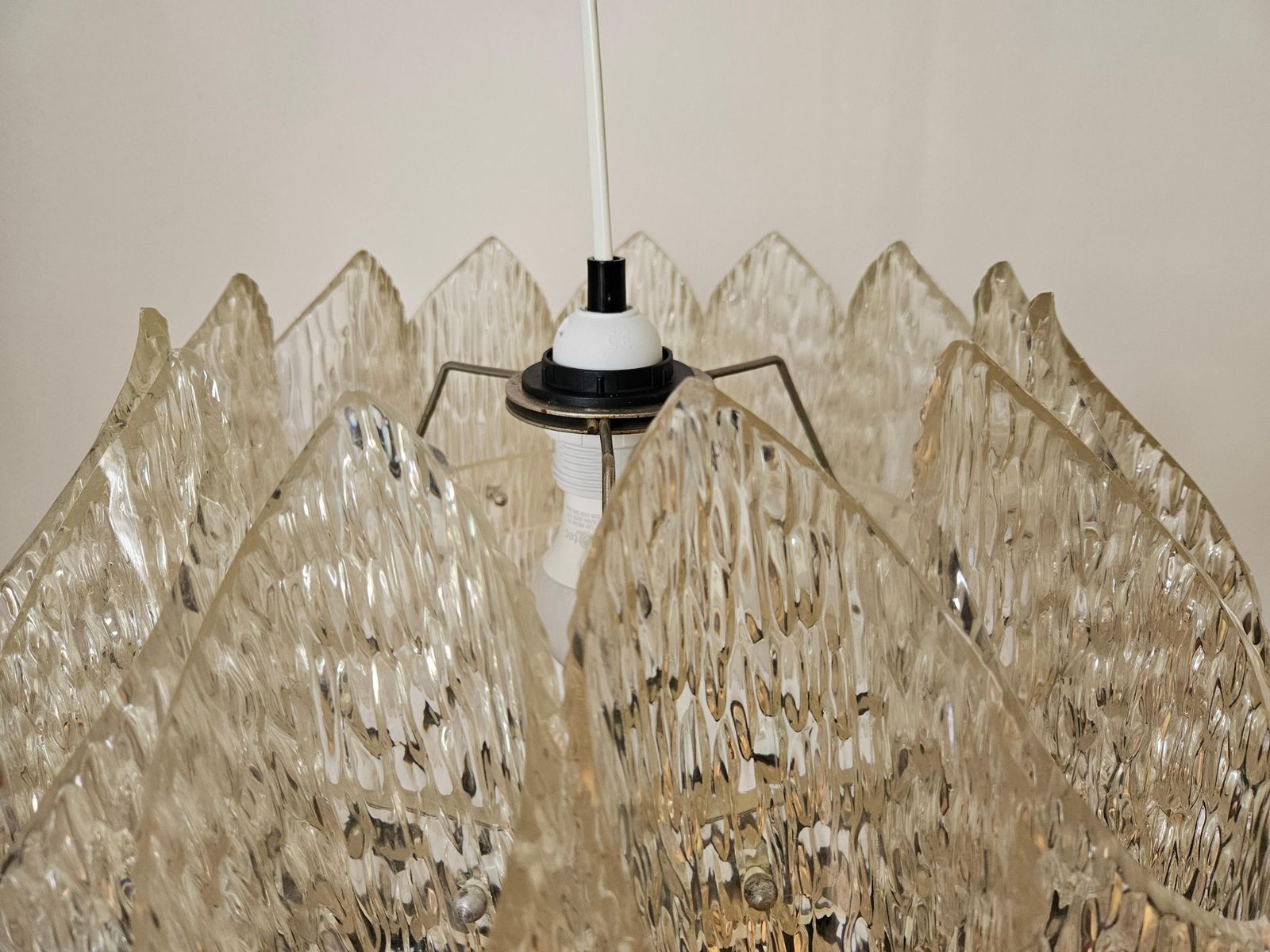Zeldzame mid-century hanglamp, Duitsland, jaren 1970 photo vinterior