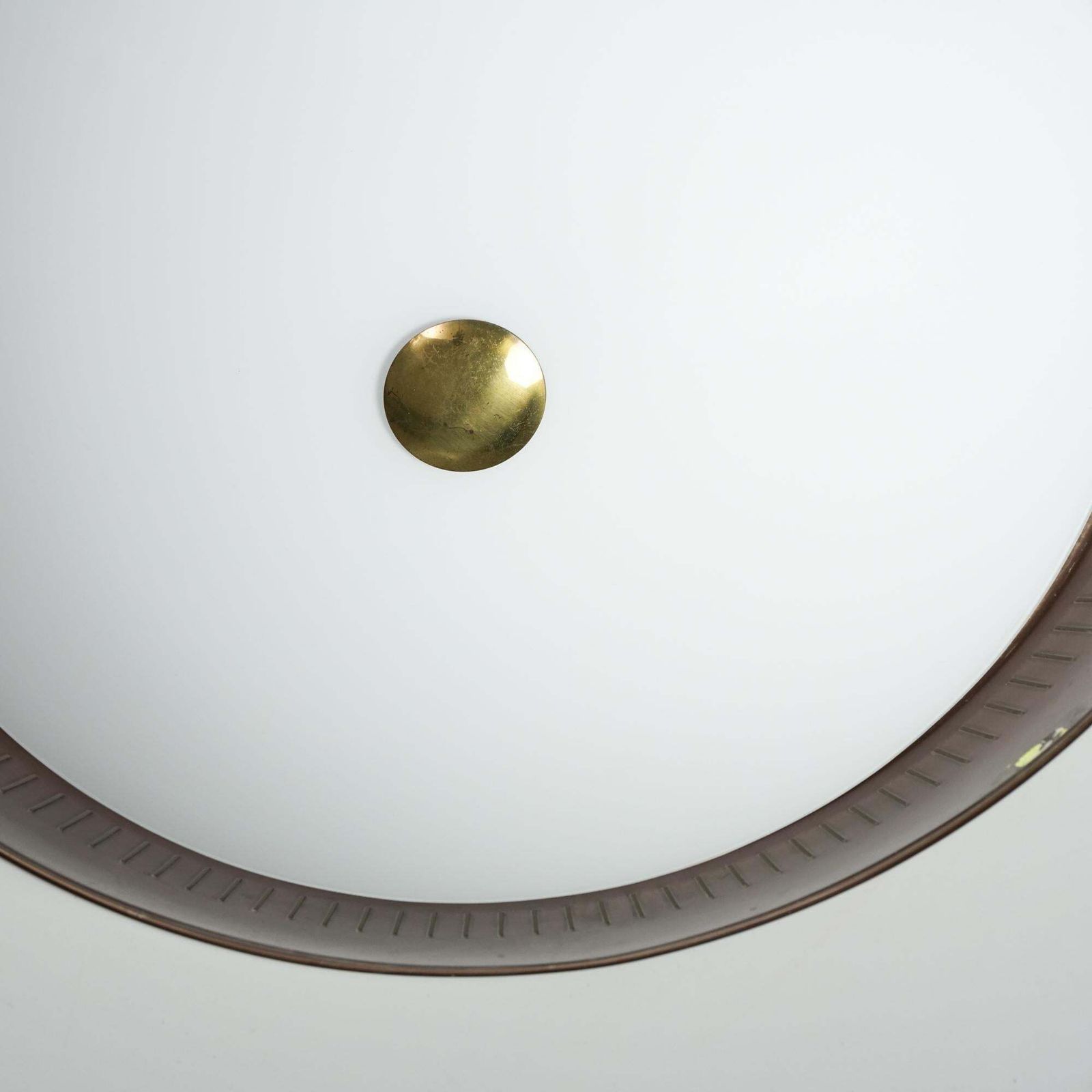 Scandinavian Modern Flush Mount, Lisa Johansson Pape, Orno Oy, 1950/1960s photo Lighting