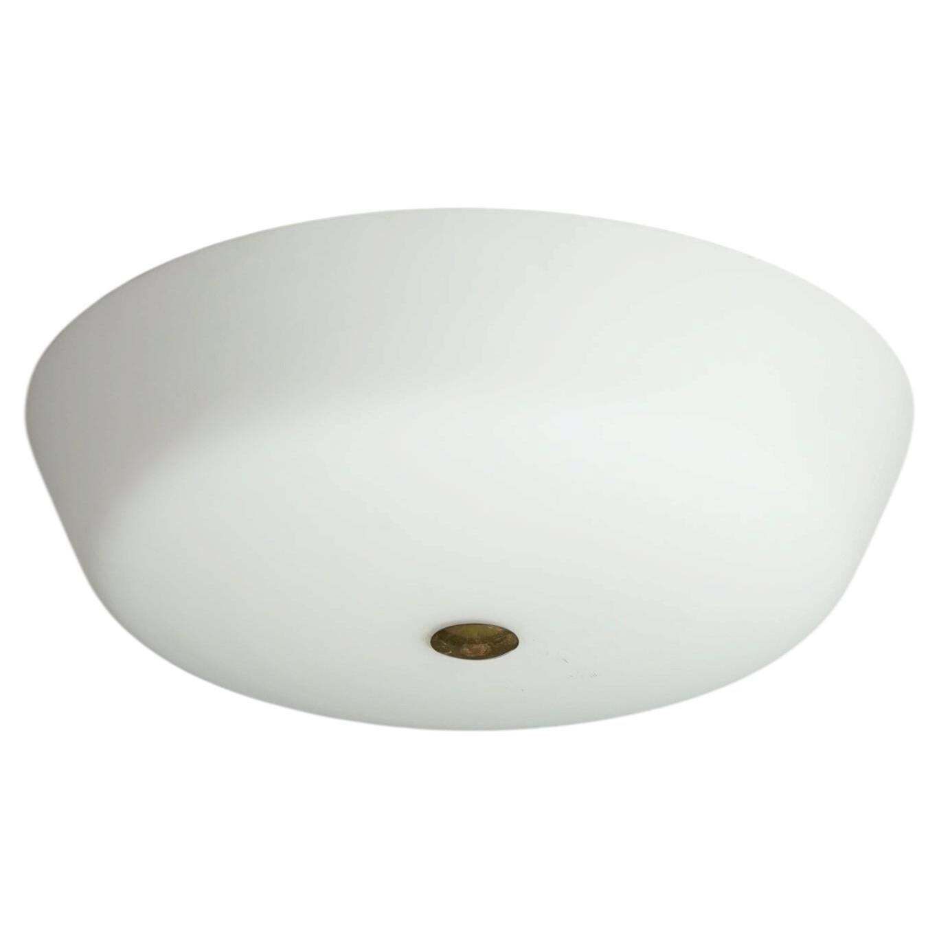 Scandinavian Modern Flush Mount, Lisa Johansson Pape, Orno Oy, 1960s