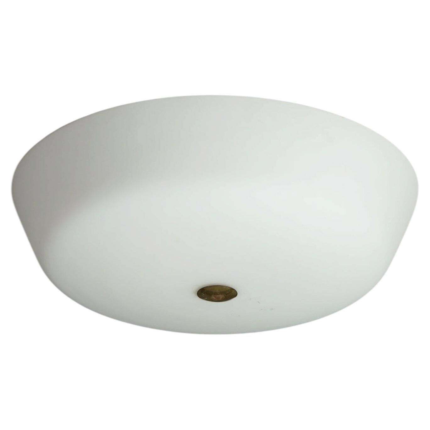 Scandinavian Modern Flush Mount, Lisa Johansson Pape, Orno Oy, 1960s photo furniture