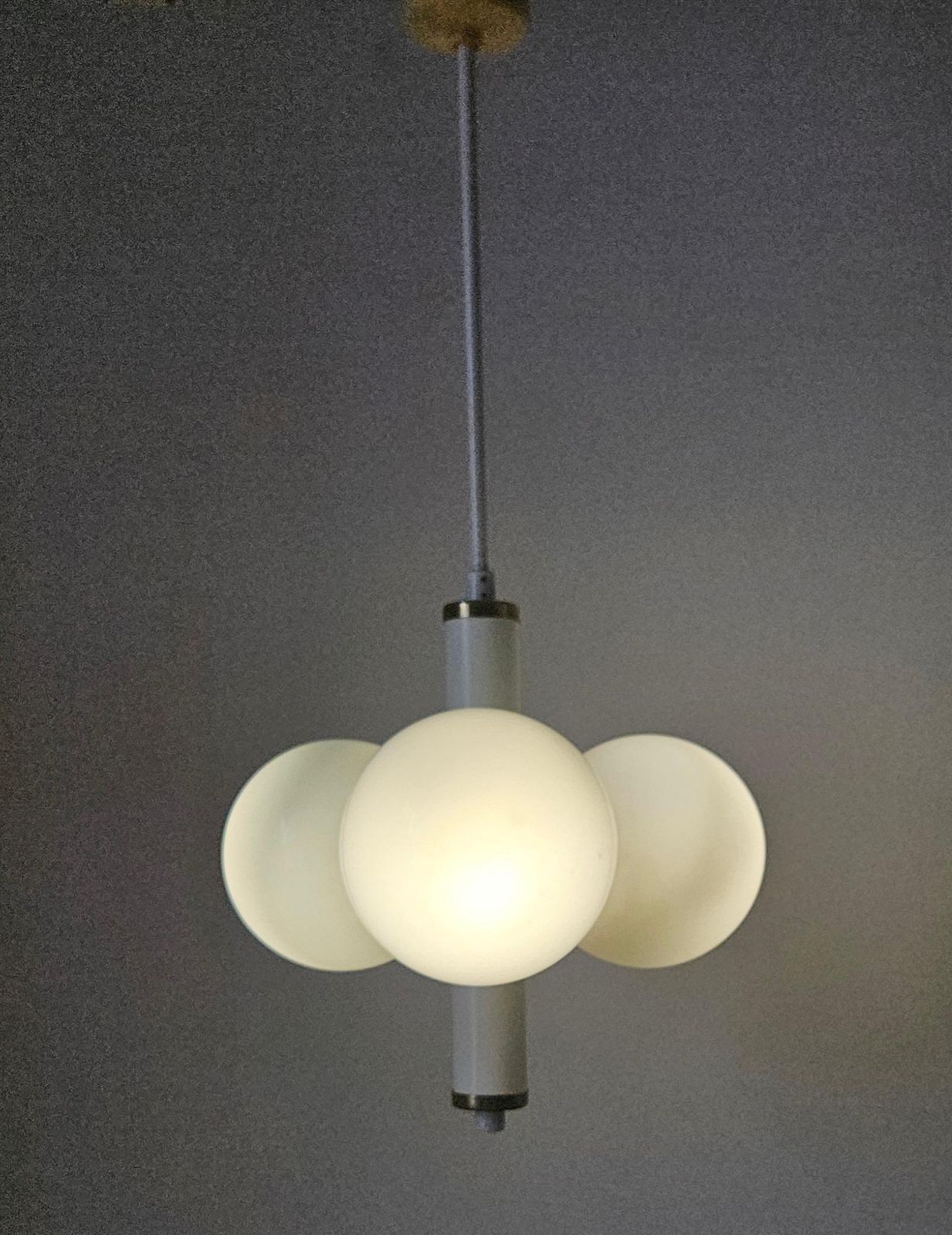 photo for sale Rare Midcentury Space Age Chandelier Sputnik, Italy, 1970s