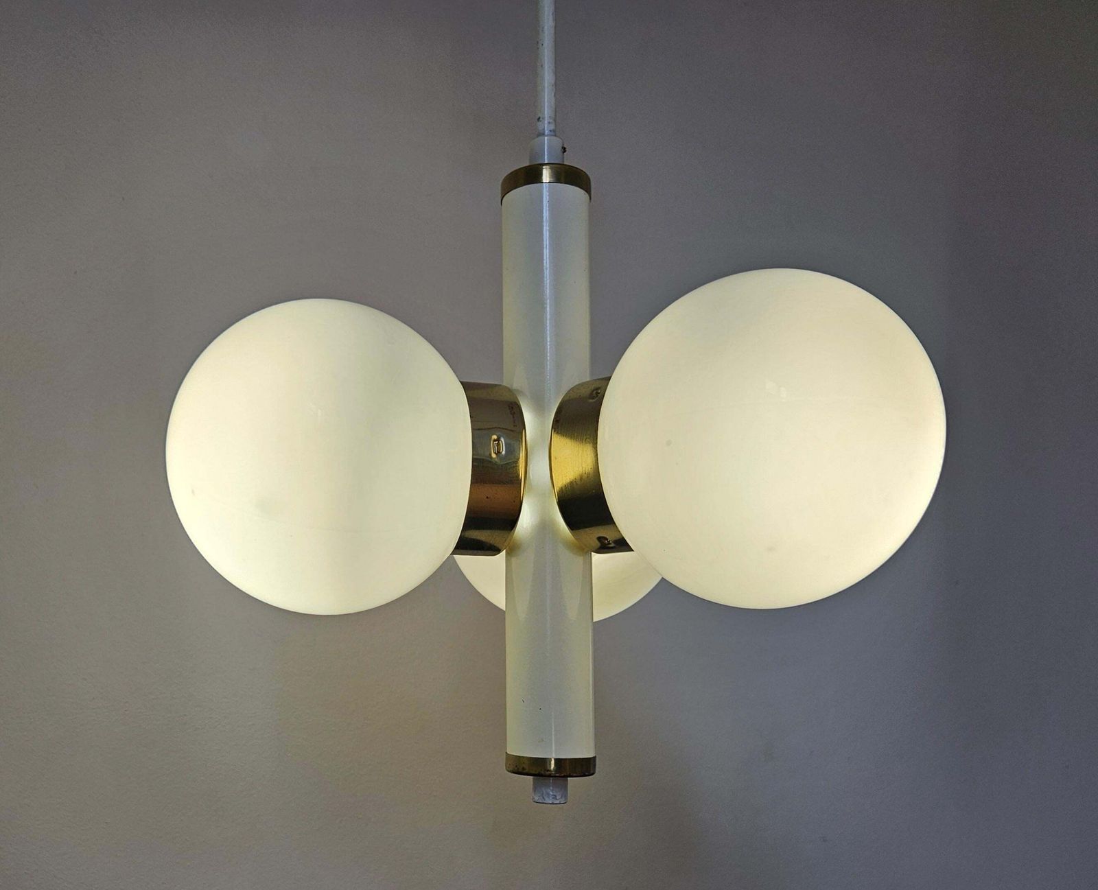 404.0 Rare Midcentury Space Age Chandelier Sputnik, Italy, 1970s photo