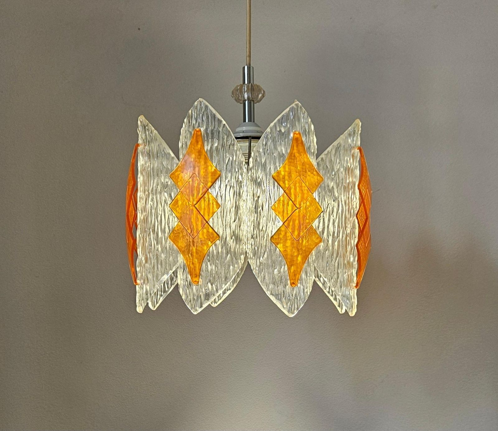 photo for sale Zeldzame Mid Century Hanglamp, Duitsland, Jaren 1970