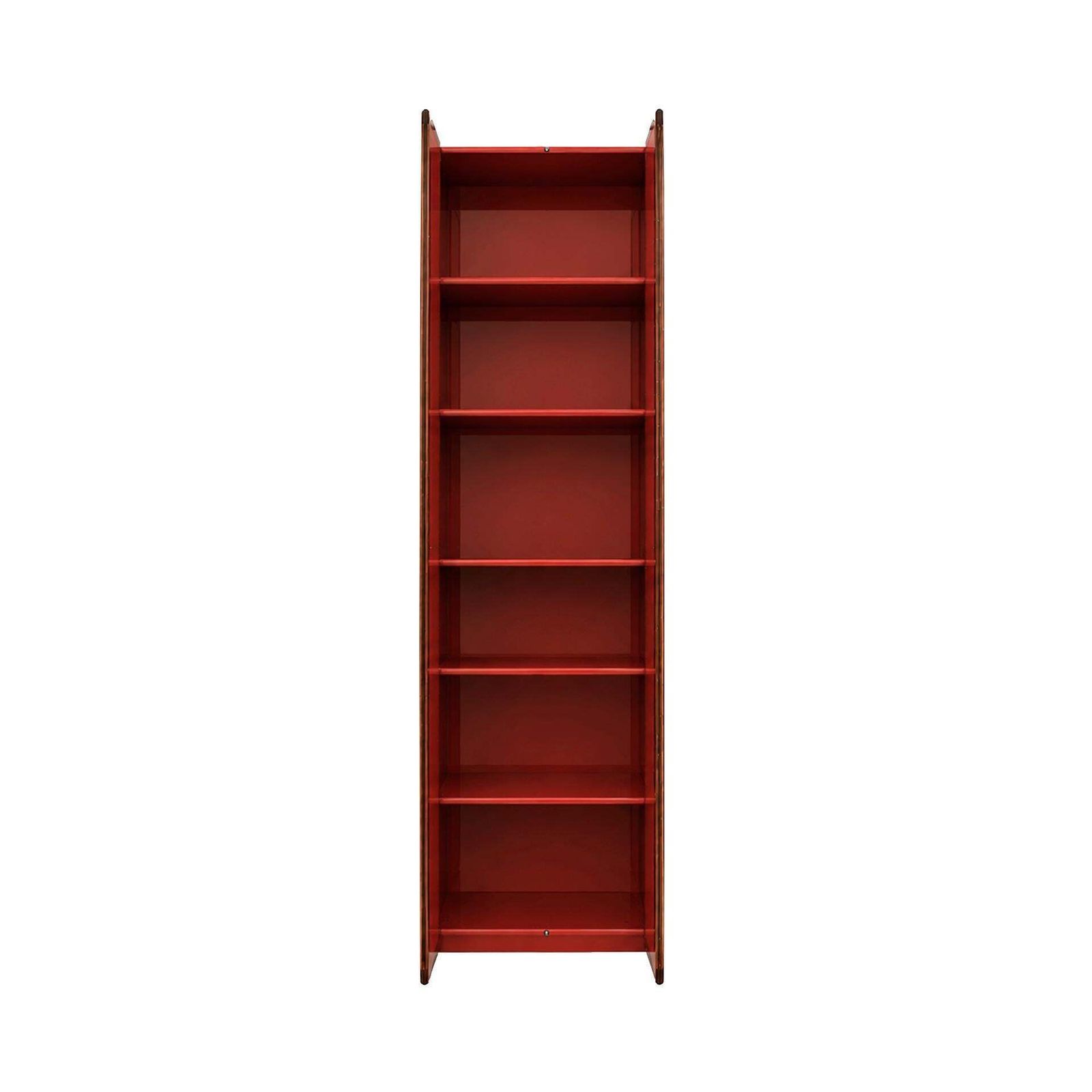 Mid Century Afra & Tobia Scarpa Italian Wood Red Lacquer 1960s Tall Cabinet photo Furniture